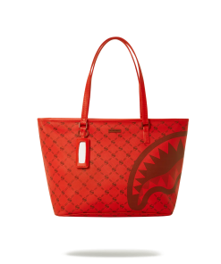 MONEY PATTERN BRICK TOTE