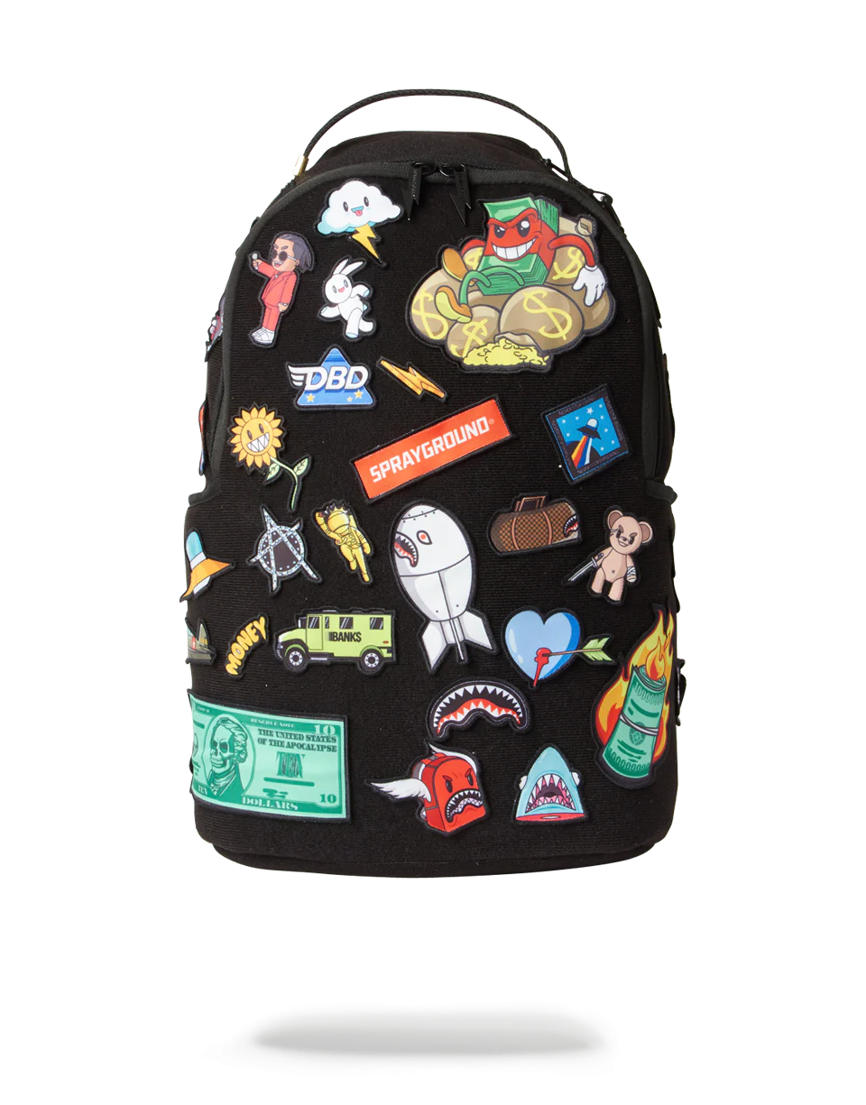 THE 32 REMOVABLE PATCHES VELCRO BACKPACK - Image 4