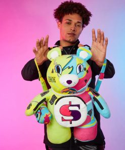 Alternative view of SUPER WEIRD MONEYBEAR TEDDYBEAR BACKPACK