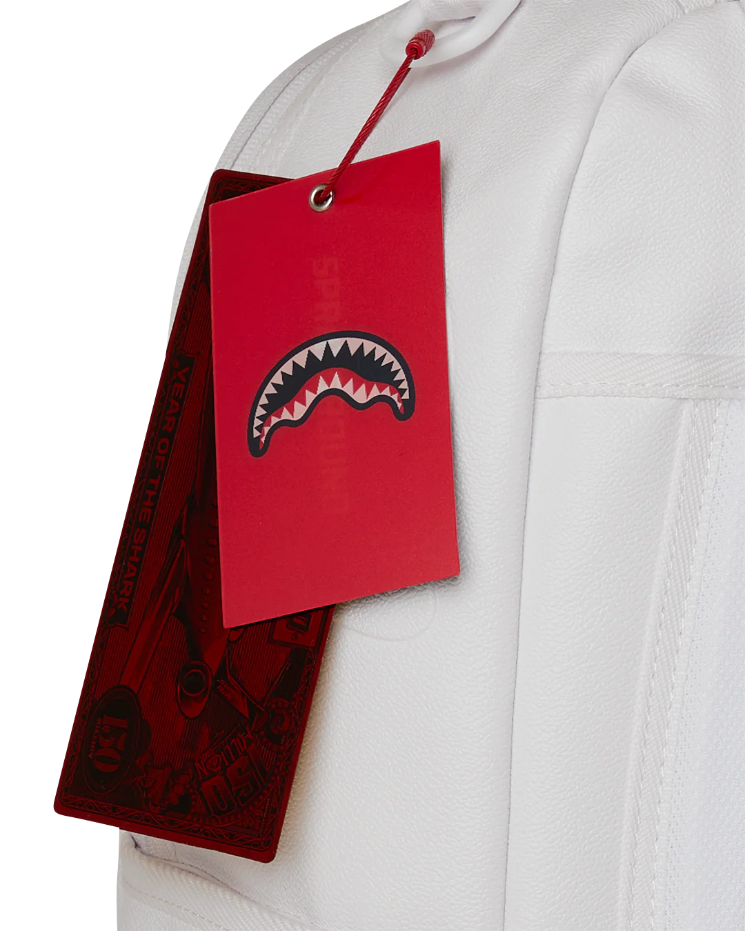 GOLD BRICK LUXE WHITE BACKPACK - Image 15