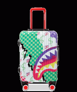 DREAMY TECHNICOLOR SHARKNAUTICS HARDSHELL CARRY-ON LUGGAGE
