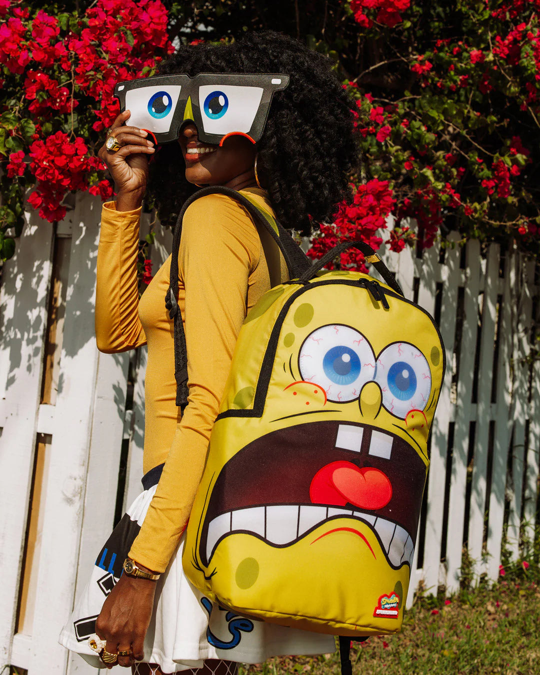 SPONGEBOB EYE POP REMOVABLE EYES BACKPACK - Image 3