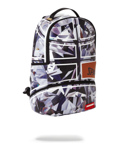 Alternative view of SPALDING X SPRAYGROUND ONE MILLION KARAT DIAMOND BACKPACK