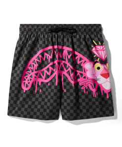 PINK PANTHER DIAMOND SHARK SWIM SHORTS