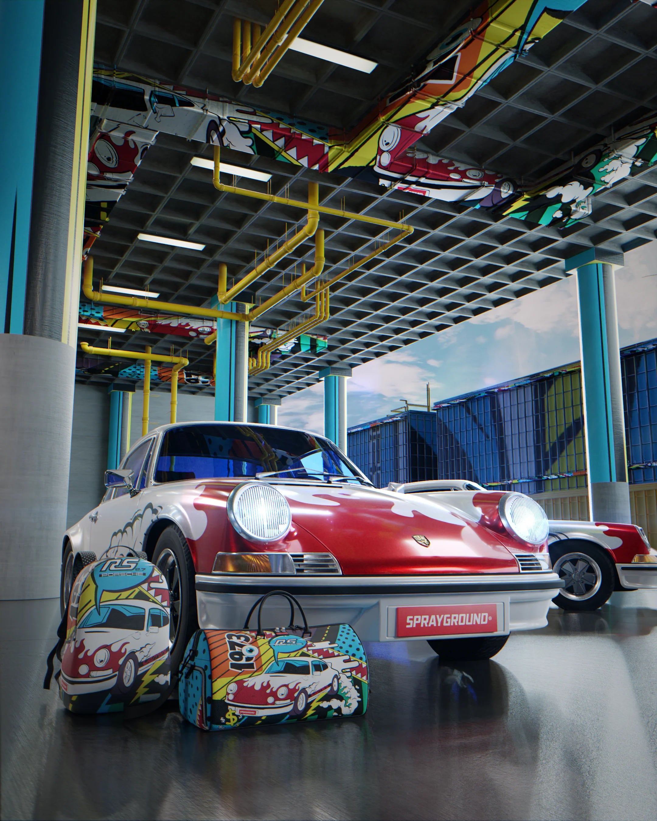 PORSCHE 1972 COLLAB BACKPACK (ONLY 1,191 UNITS MADE) - Image 4