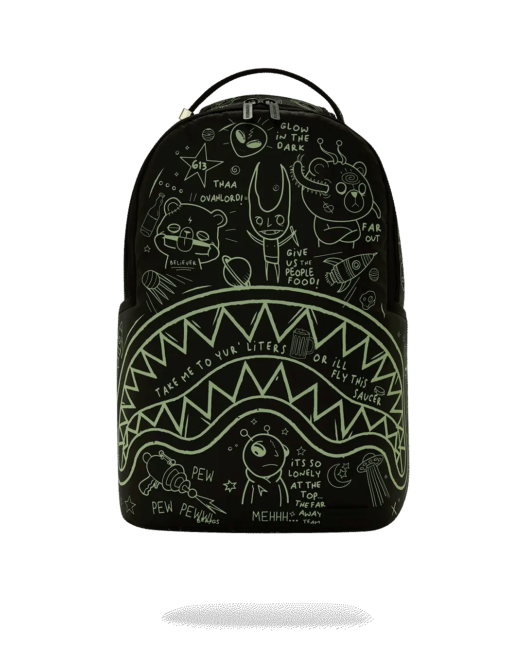 GLOW THE SPACE BACKPACK (GLOW IN THE DARK EFFECT)