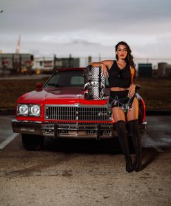 Alternative view of SCRIBBLE DRIBBLE CHECK HILLS BACKPACK