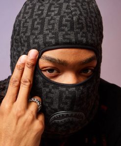 Alternative view of CASHIN CHECKS SKI MASK (GRAY)