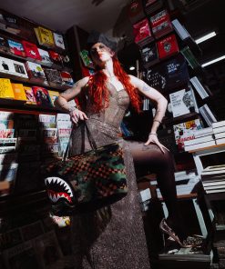 Alternative view of BIG SKY FUR SHARK TOTE