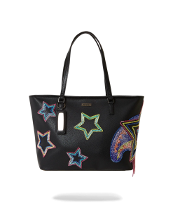 STAR RACER A.I.7 SANDFLOWER COLLAB BEADED TOTE