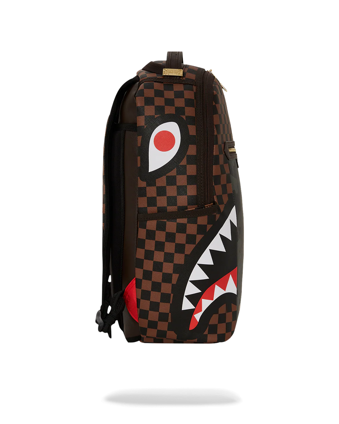 EXTERIOR GOLD ZIP POCKET SHARKS IN PARIS BACKPACK (DLXV) - Image 5