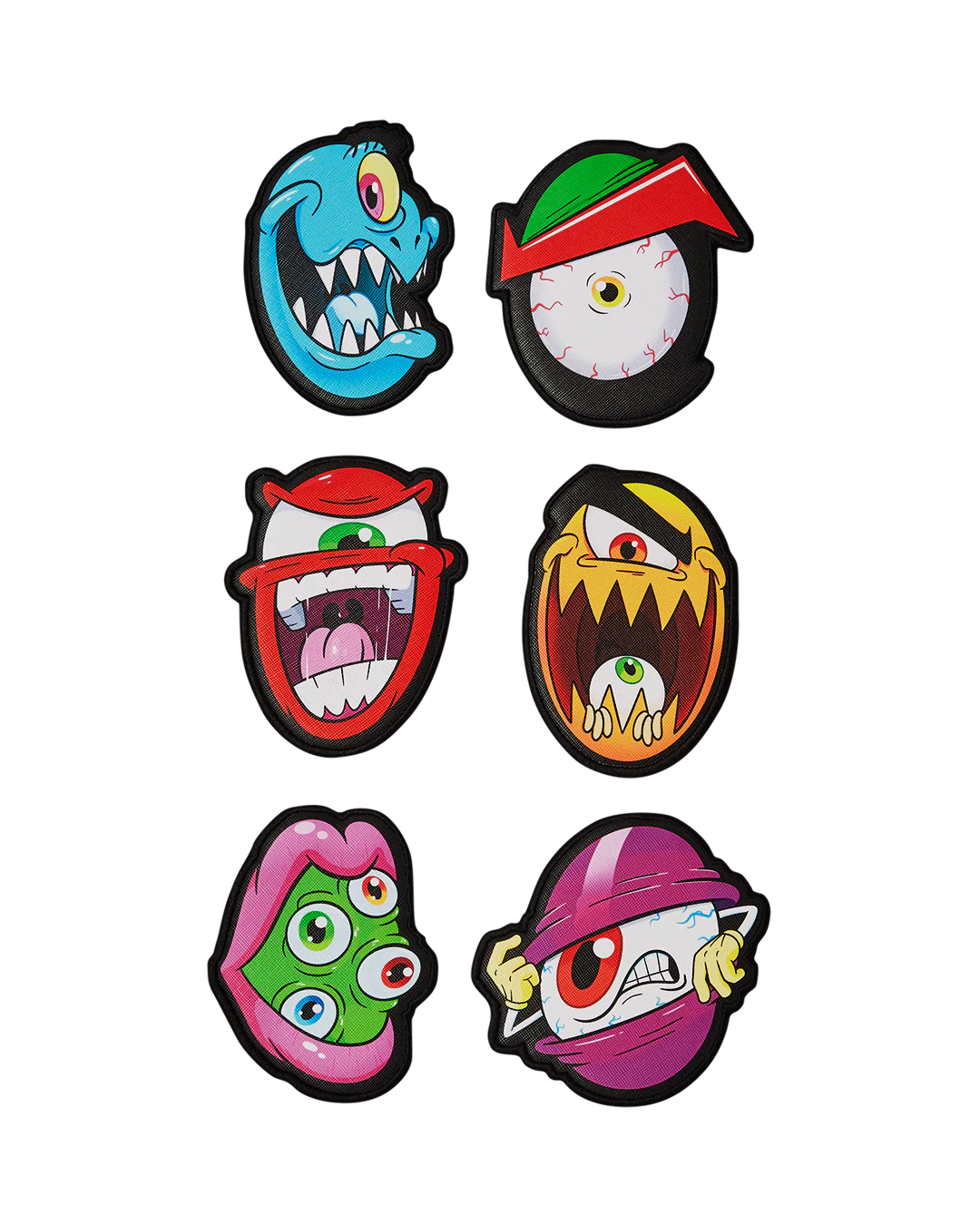 MONEY BOYS SPLIT CRAZY EYES - 6 REMOVABLE VELCRO EYE PATCHES - Image 16