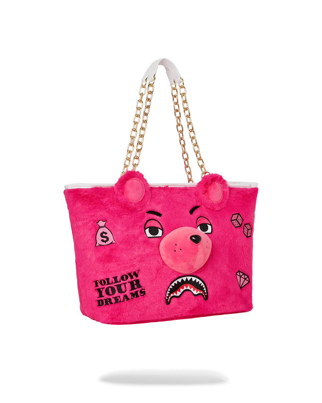 PLUSH MONEYBEAR TOTE (PINK) - Image 3