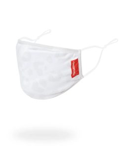 Alternative view of SNOW LEOPARD POLYESTER FACE MASK