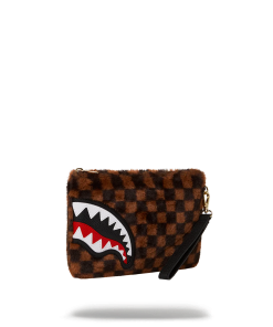 Alternative view of FURRR SHARKS IN PARIS CROSSOVER CLUTCH