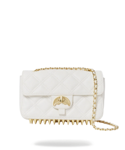 RIVIERA LE BLANC GOLD CHAIN SHARK HANDBAG