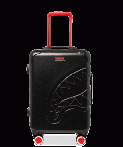 MOLDED SHARKITECTURE BLACK HARDSHELL CARRY-ON LUGGAGE