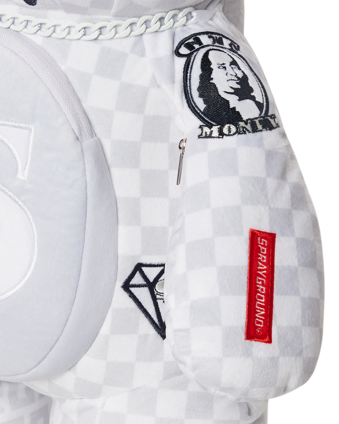 SPLIT THE CHECK (PEARL) MONEYBEAR TEDDYBEAR BACKPACK - Image 12