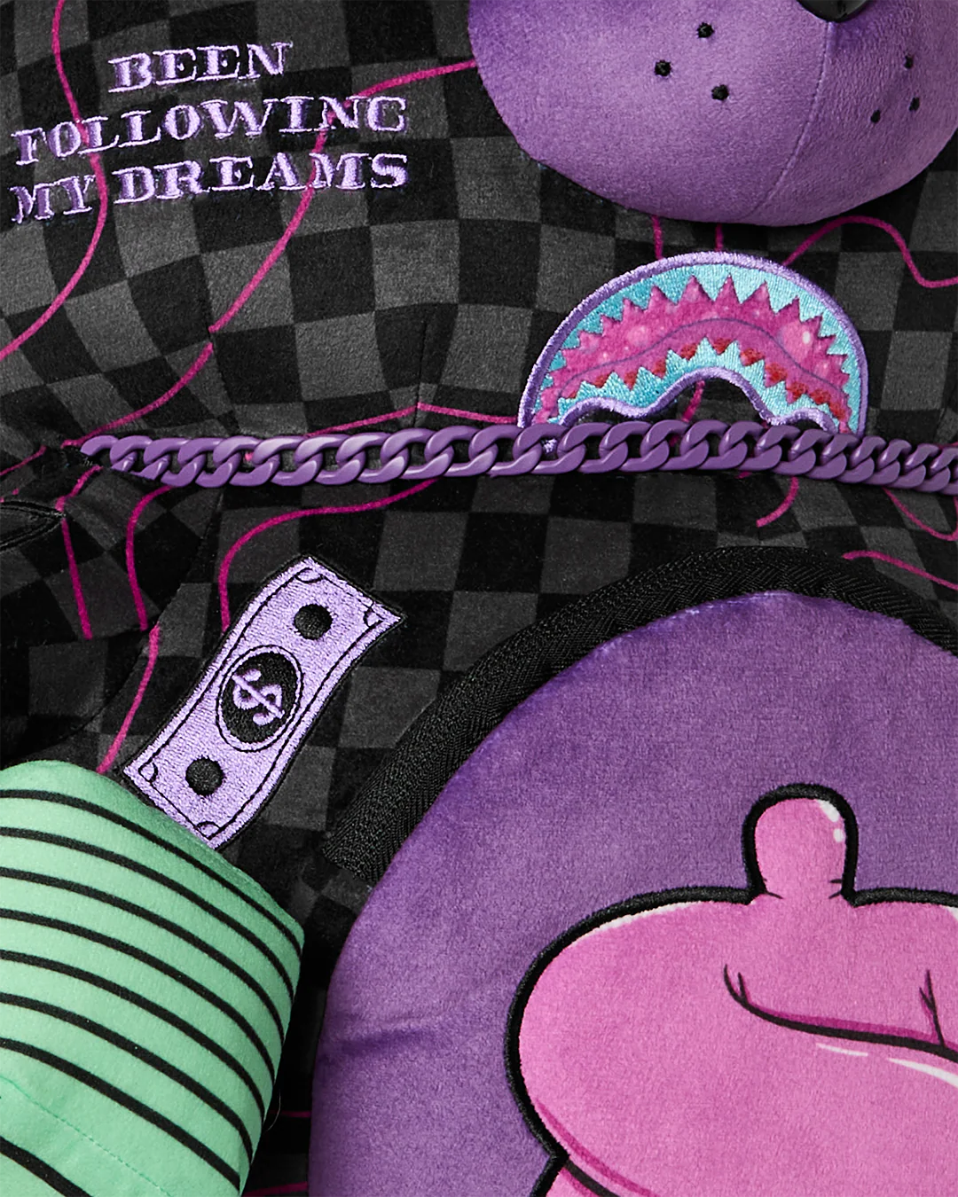 PURPLE SLIME SHARK MONEYBEAR BACKPACK - Image 8