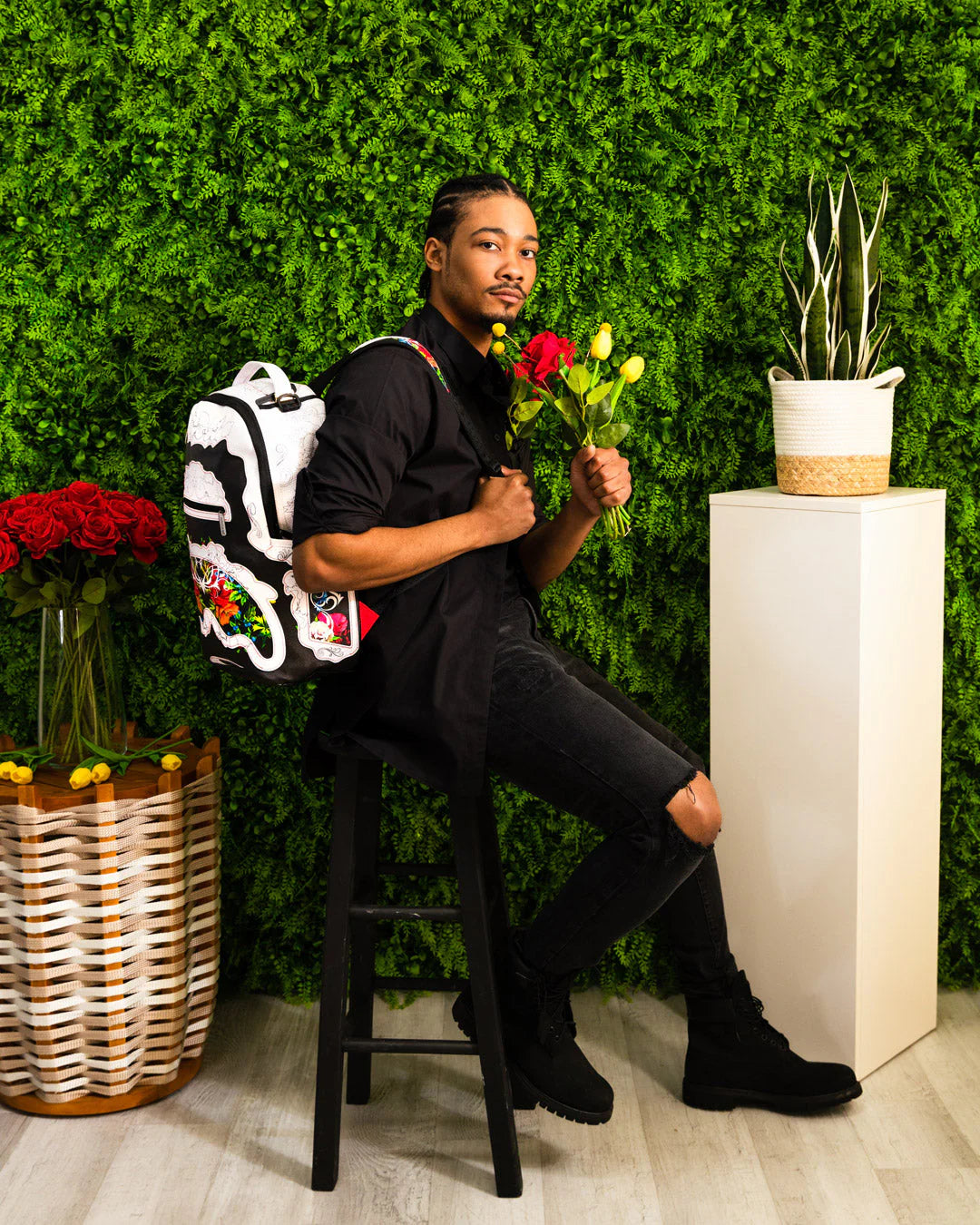 THE FLORAL CUT BACKPACK (DLXV) - Image 6