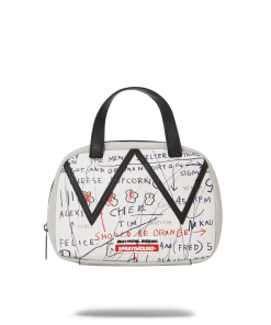 OFFICIAL BASQUIAT UNTITLED (CHEESE POPCORN) 1983 HANDBAG