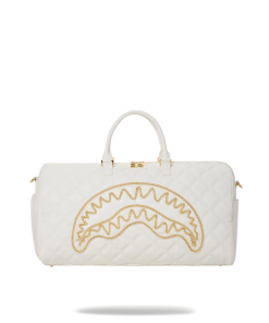 RIVIERA LE BLANC GOLD CHAIN SHARK DUFFLE