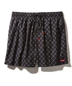 MIDNIGHT MONEY PATTERN SHOTO SWIM TRUNKS