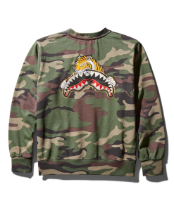 Alternative view of YOUTH TIGER CAMO SWEATER