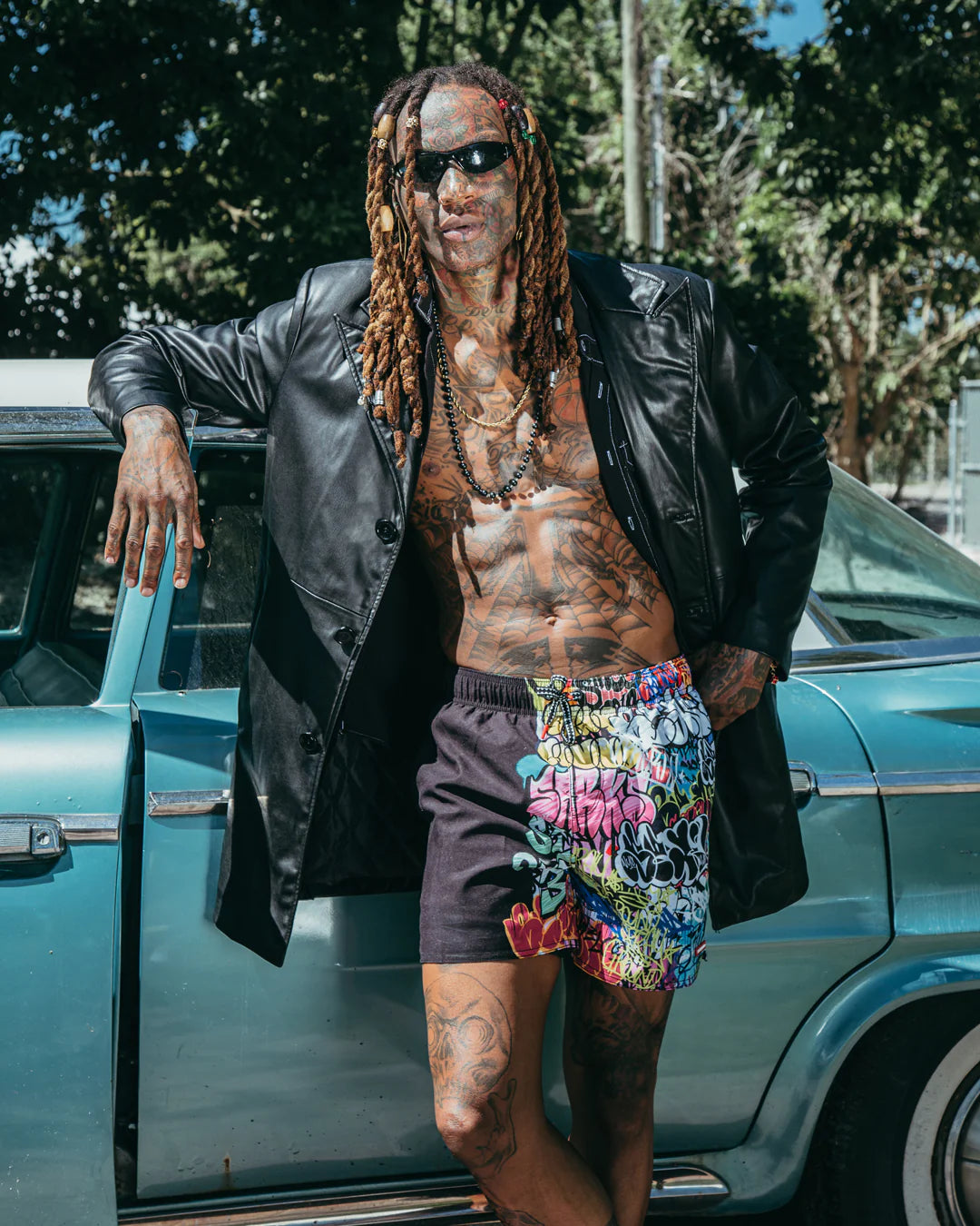 HALF GRAFF SHOTO SWIM TRUNKS - Image 7