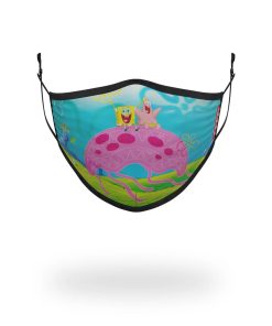 ADULT SPONGEBOB JELLY SHARK FORM FITTING FACE-COVERING