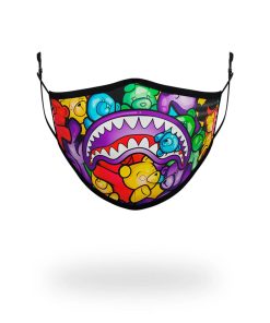 ADULT GUMMY LIPS FORM FITTING FACE MASK