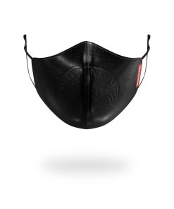 MIDNIGHT SHARK VEGAN LEATHER FACEMASK