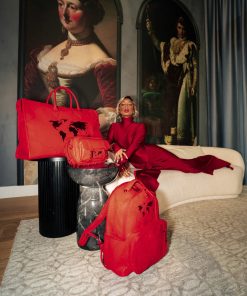 Alternative view of JAMES FIRST CLASS RUBY RED PYRAMID LARGE DUFFLE