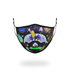 ADULT ASTRO PARTY FORM-FITTING FACE MASK