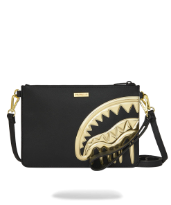 GOLDHEART SHARK DRIP CROSSOVER CLUTCH