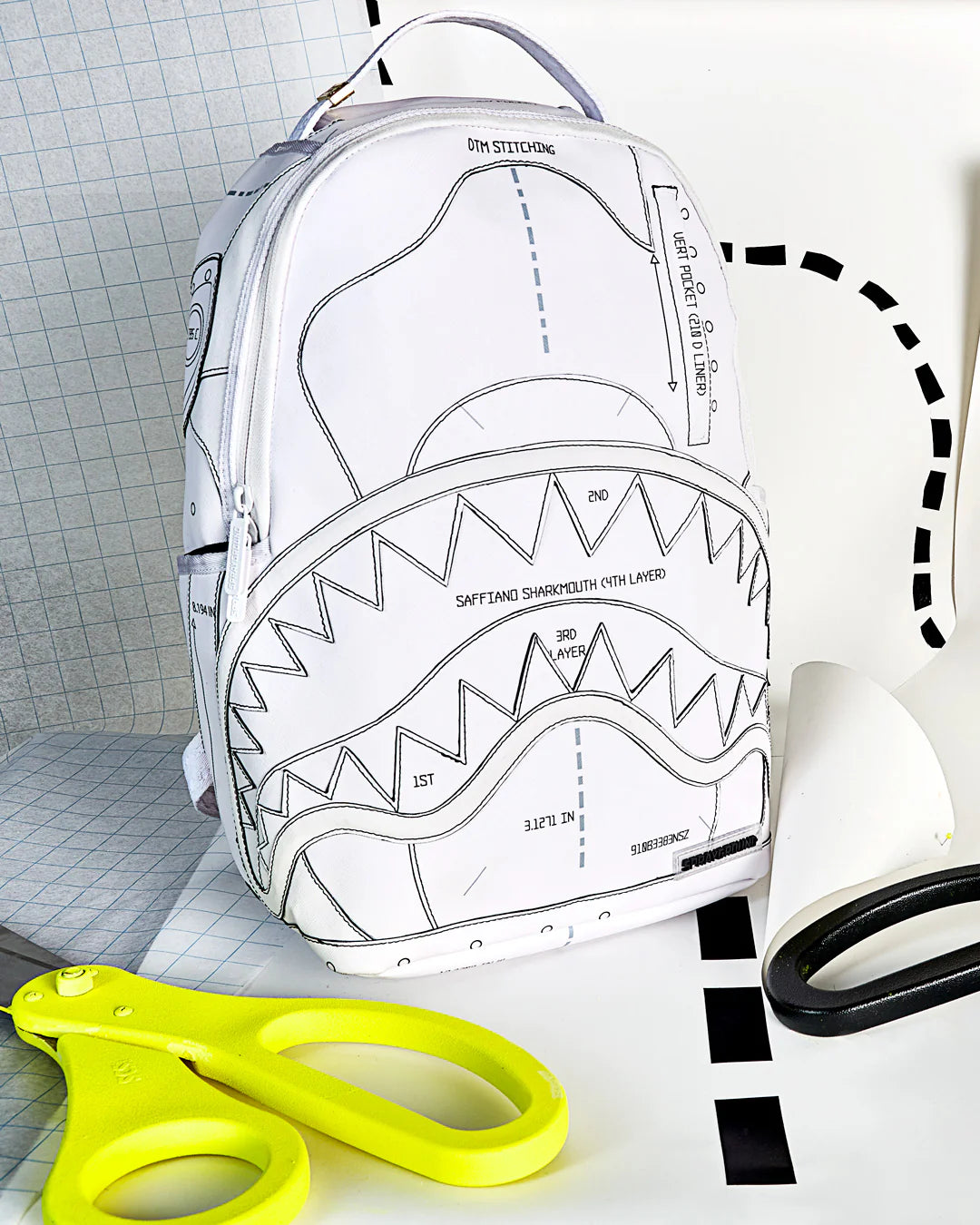 TECHNICAL CUT & SHARK BACKPACK (DLXV) - Image 9