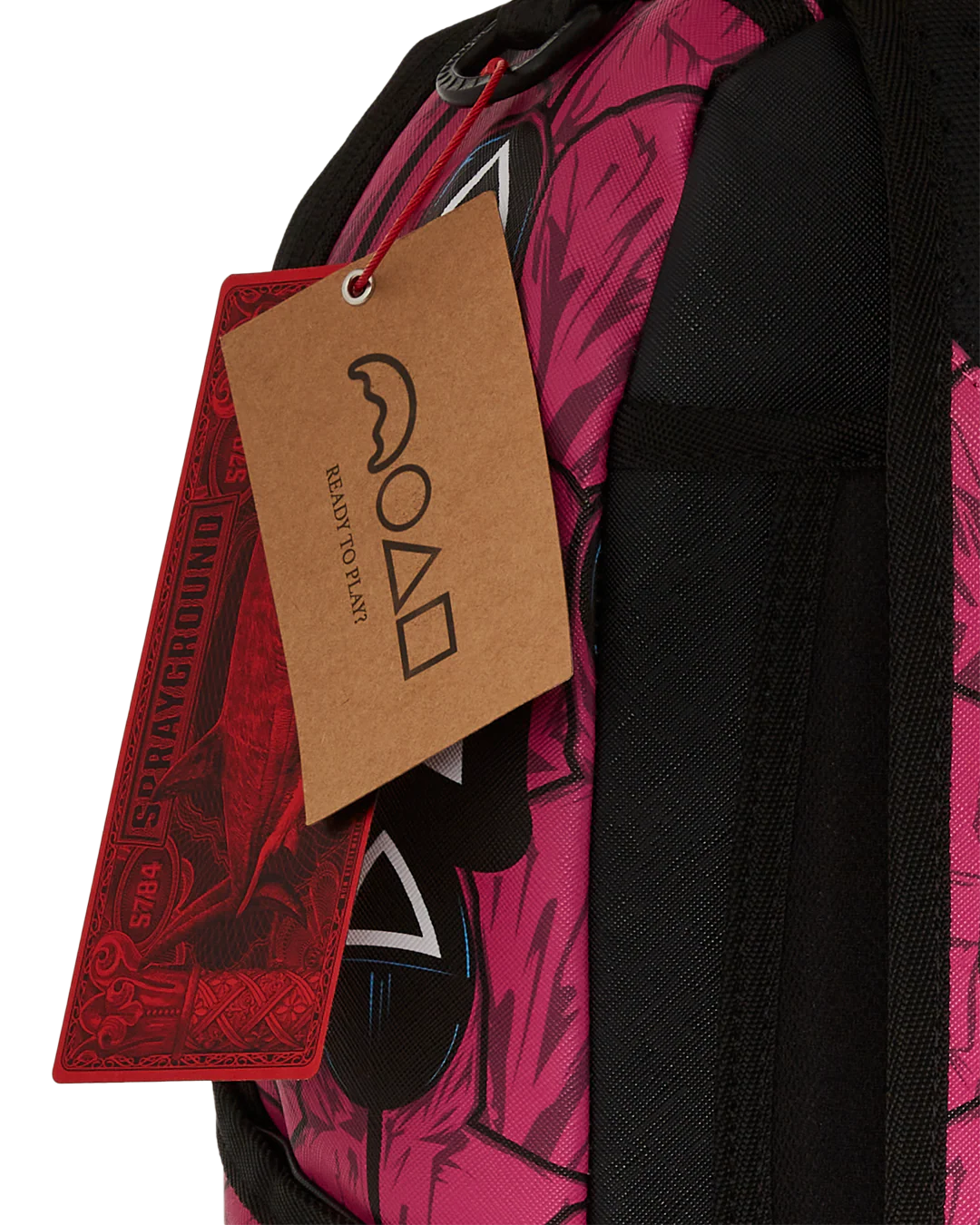 SQUID GAME COLLAB FRONT MAN & PINK GUARD SHARKS BACKPACK - Image 13