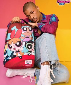 Alternative view of POWERPUFF GIRLS NEVER BACK DOWN BACKPACK