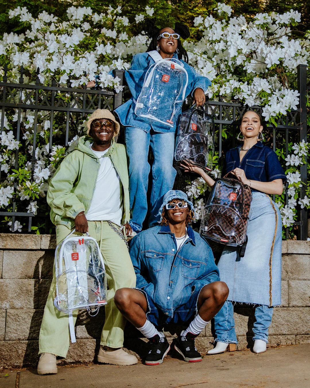 CLEAR VISION SHARKS IN PARIS - 100% ALL CLEAR DLX BACKPACK - Image 6
