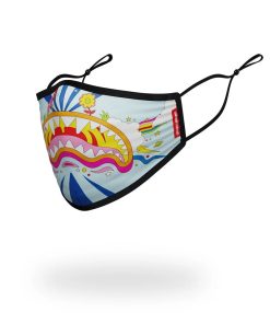 Alternative view of ADULT GROOVY SHARK FORM FITTING FACE MASK