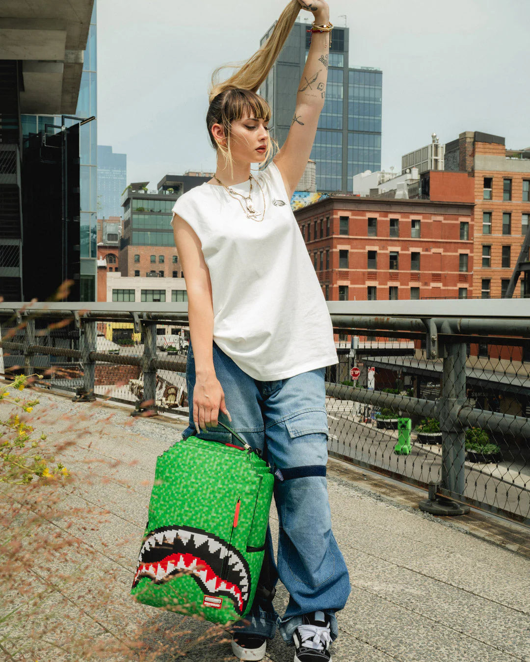 MINECRAFT CREEPER SHARK BACKPACK - Image 8