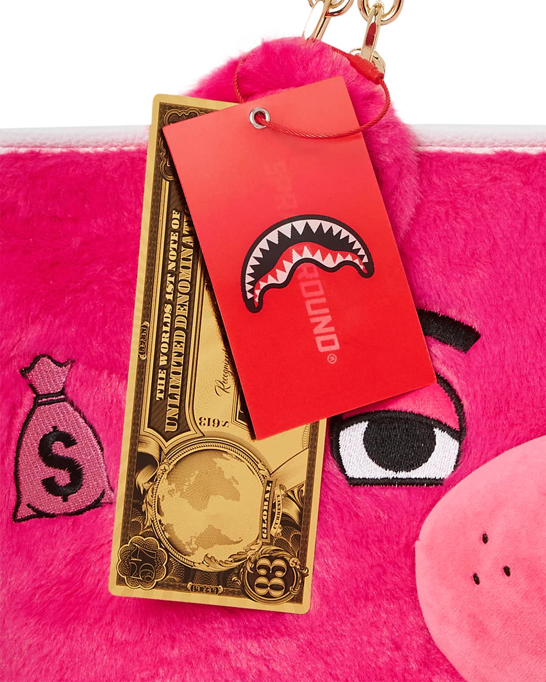 PLUSH MONEYBEAR TOTE (PINK) - Image 13