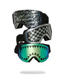 THE STREET MOUNTAIN SKI GOGGLES (INTERCHANGEABLE 3 LENSES)