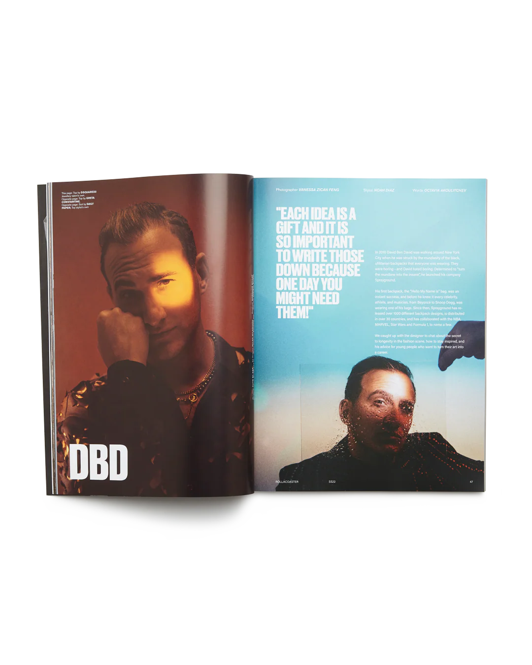 ROLLACOASTER MAGAZINE DBD INTERVIEW COVER LIMITED EDITION UK PRINT - Image 8