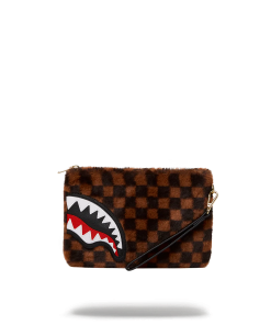 FURRR SHARKS IN PARIS CROSSOVER CLUTCH