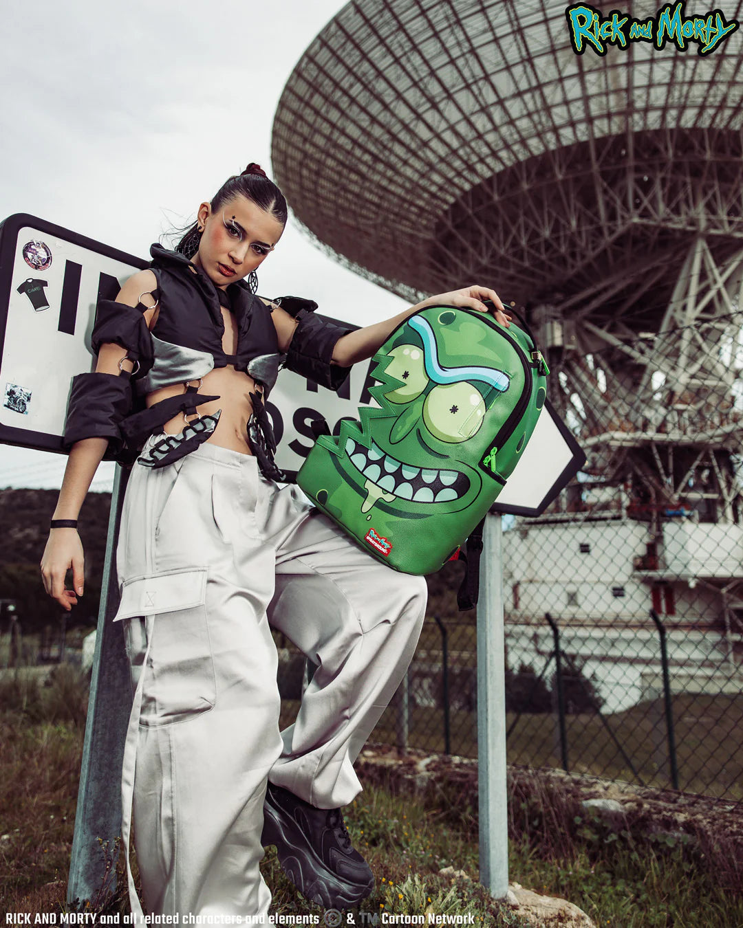 RICK & MORTY PICKLE SHARKBITE BACKPACK (DLXV) - Image 2