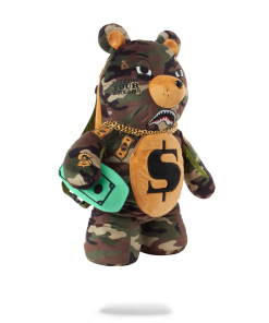 Alternative view of MONEYBEAR TEDDY BEAR BACKPACK