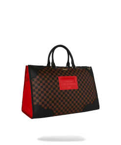 Alternative view of KATANA CHECK BOSS PYRAMID DUFFLE