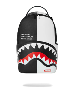 SHARK CENTRAL SPLIT BACKPACK BLK/WHT (DLXV)