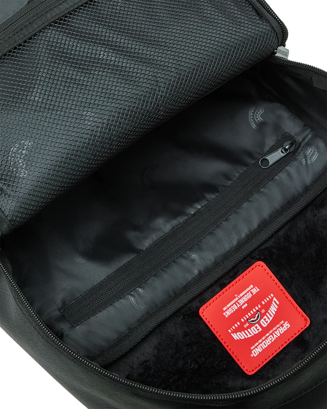 SHARK CENTRAL (BLK ON BLK) BACKPACK (DLXV) - Image 10